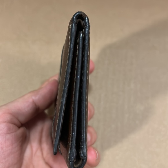 FOSSIL Men's Leather Bifold Brown Wallet with Flip ID Window - Picture 10 of 12